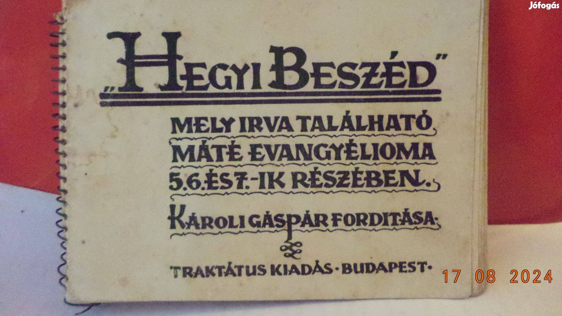 Virágh Sándor: Hegyi beszéd