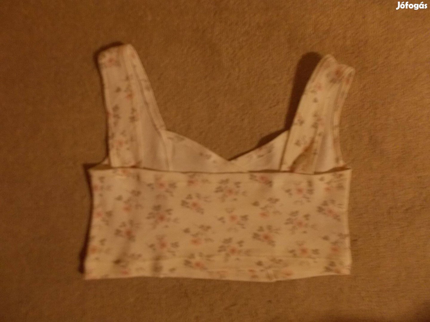 Virágmintás pamut top