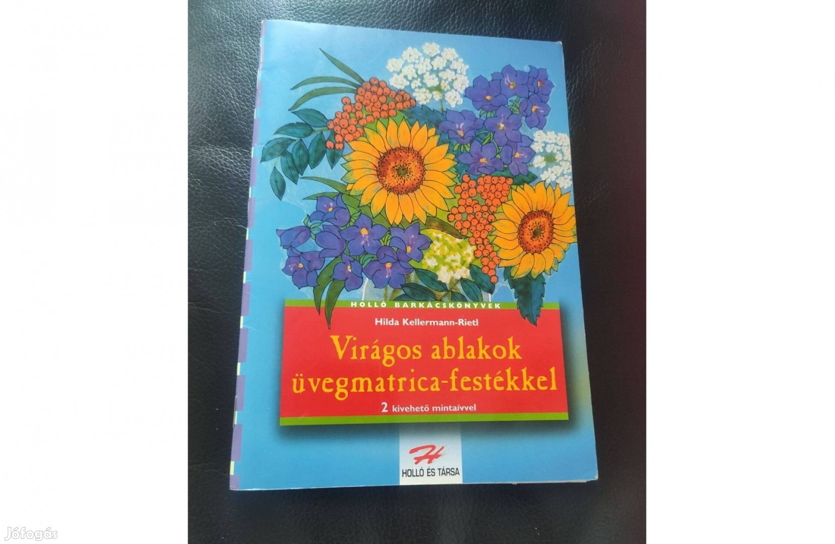 Virágos ablakok üvegmatrica- festékkel