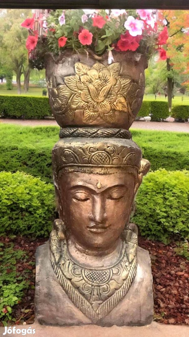 Virágtartó Buddha mell szobor 