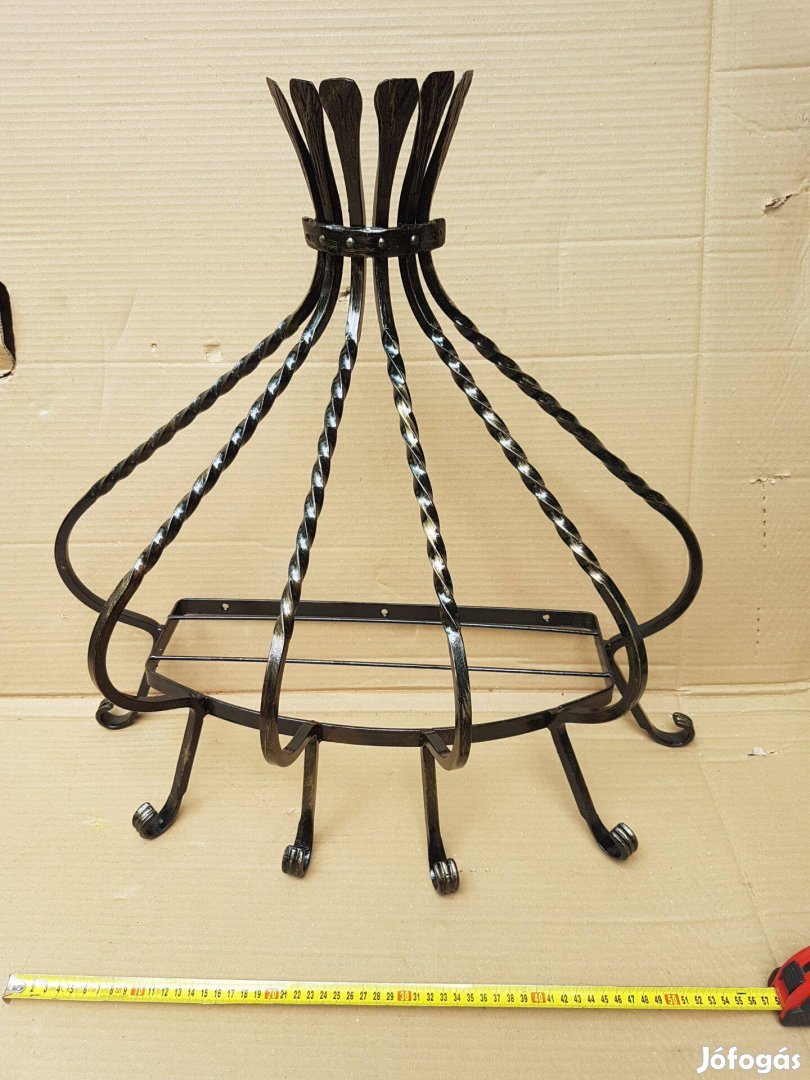 Virágtartó fali kovácsoltvas eladó