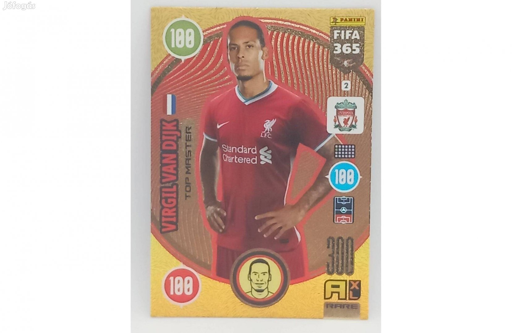 Virgil Van Dijk Fifa 365 Top Master 2020 focis kártya