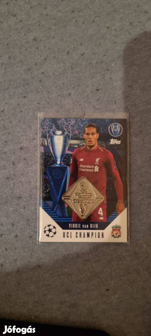 Virgil Van Dijk Relic Match Attax 2024/25