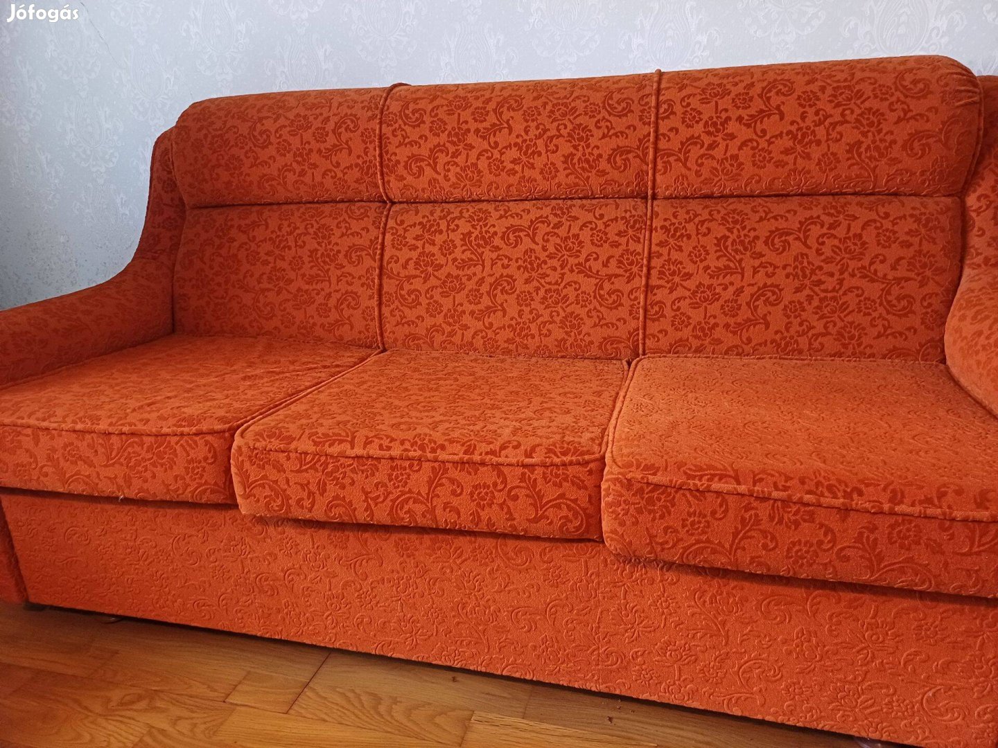 Virginia kárpitozott kanapé, ülőgarnitúra, 2 db gurulós fotellel