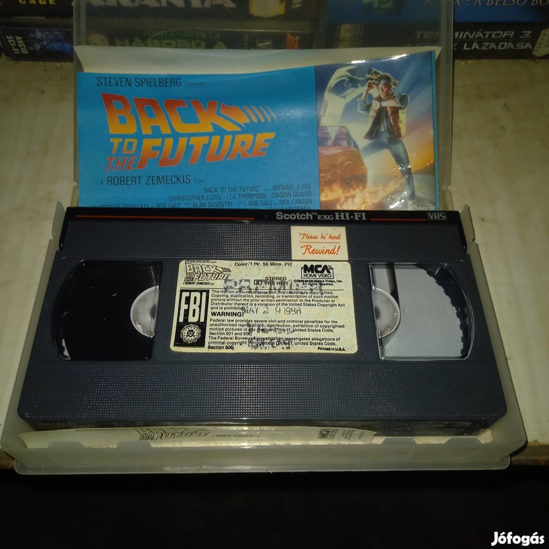 Vissza jövőbe 1. - sci- fi vhs - Michael J. Fox