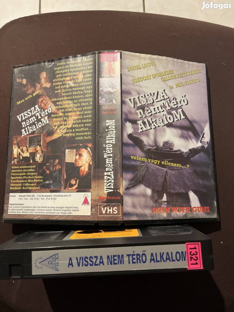 Vissza nem térő alkalom vhs kistok akció