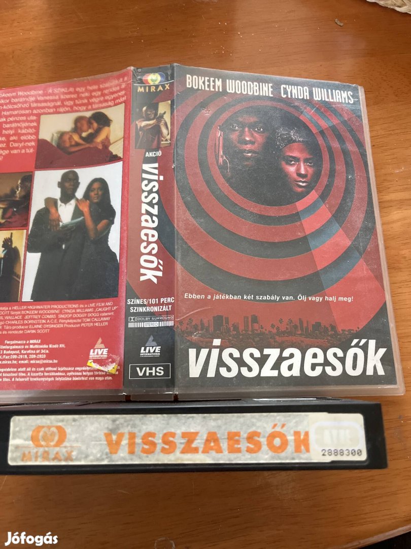 Visszaesők vhs 