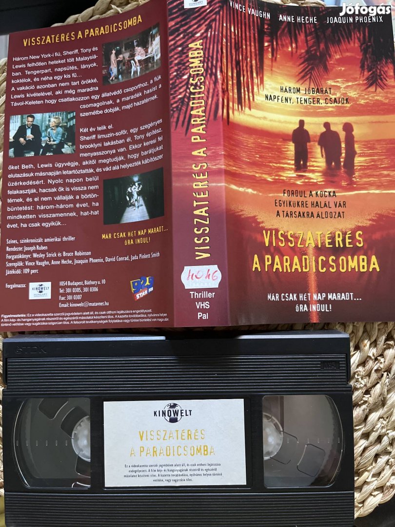 Visszatérés a paradicsomba vhs