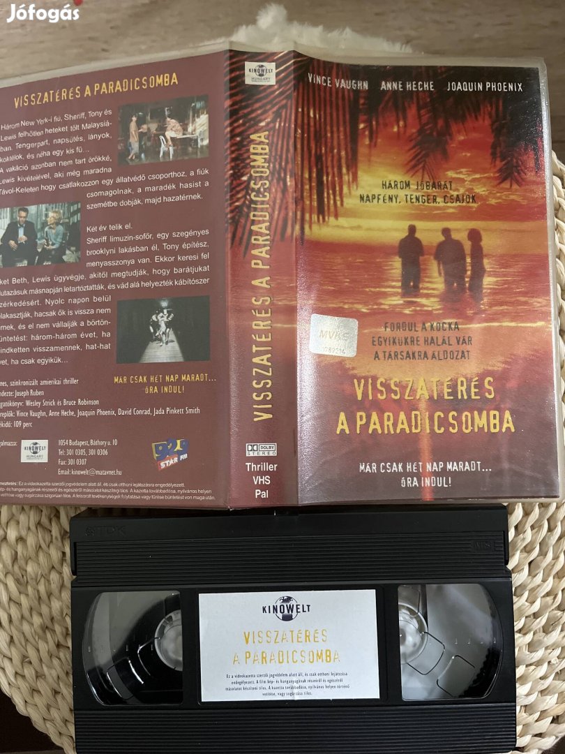 Visszatérés a paradicsomba vhs film