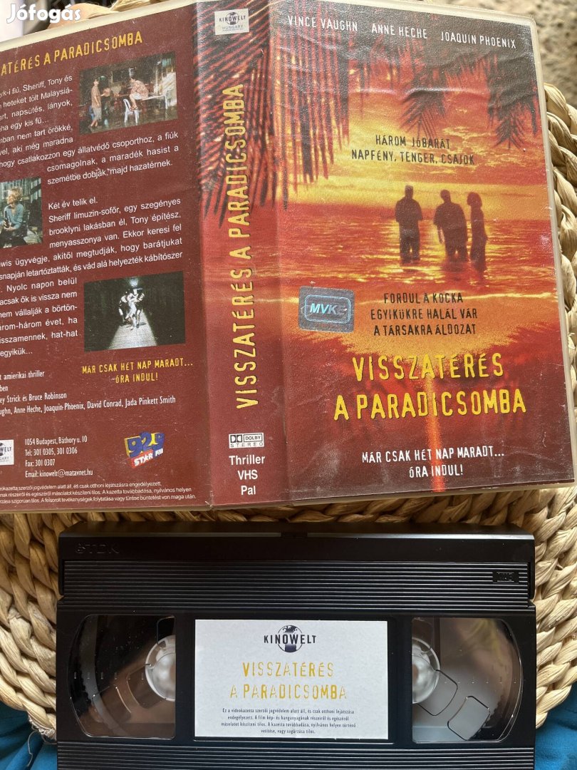 Visszatérés a paradicsomba vhs kazetta