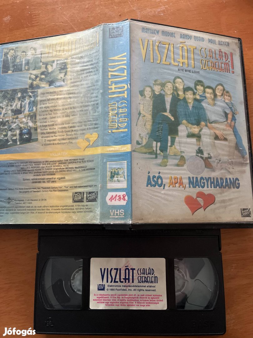 Viszlát család,szerelem vhs