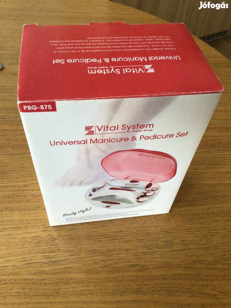 Vital system universal manicure & pedicure set (Zepteres) Új