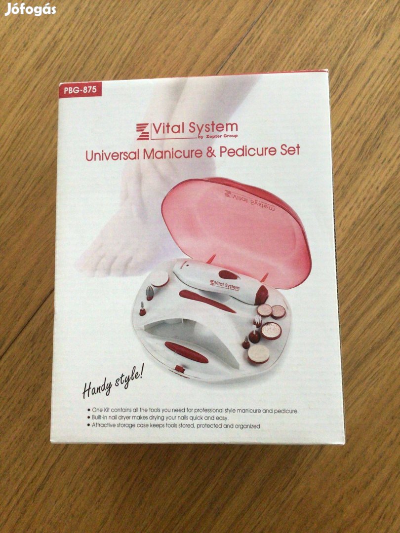 Vital system universal manicure & pedicure set (Zepteres) Új