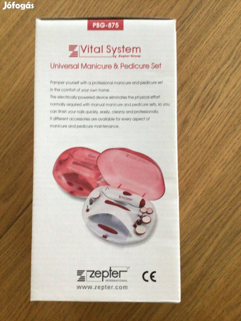 Vital system universal manicure & pedicure set (Zepteres) Új