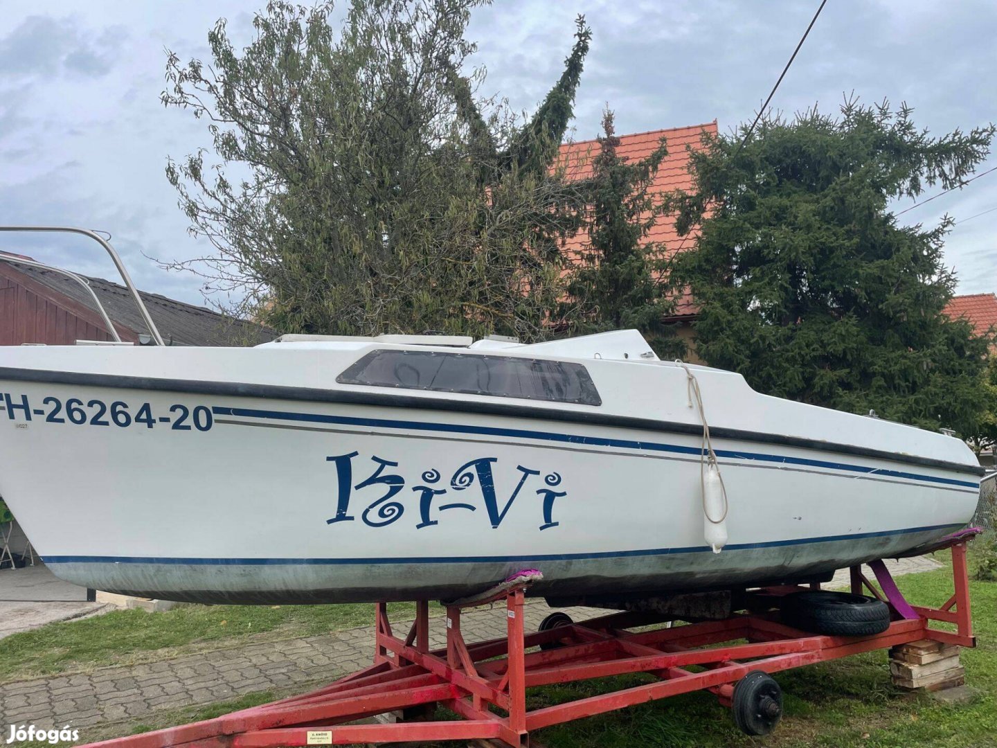 Vitorlás hajó, állítható tőkesúlyos Wegu Yacht 5,45m 990 000 Ft eladó