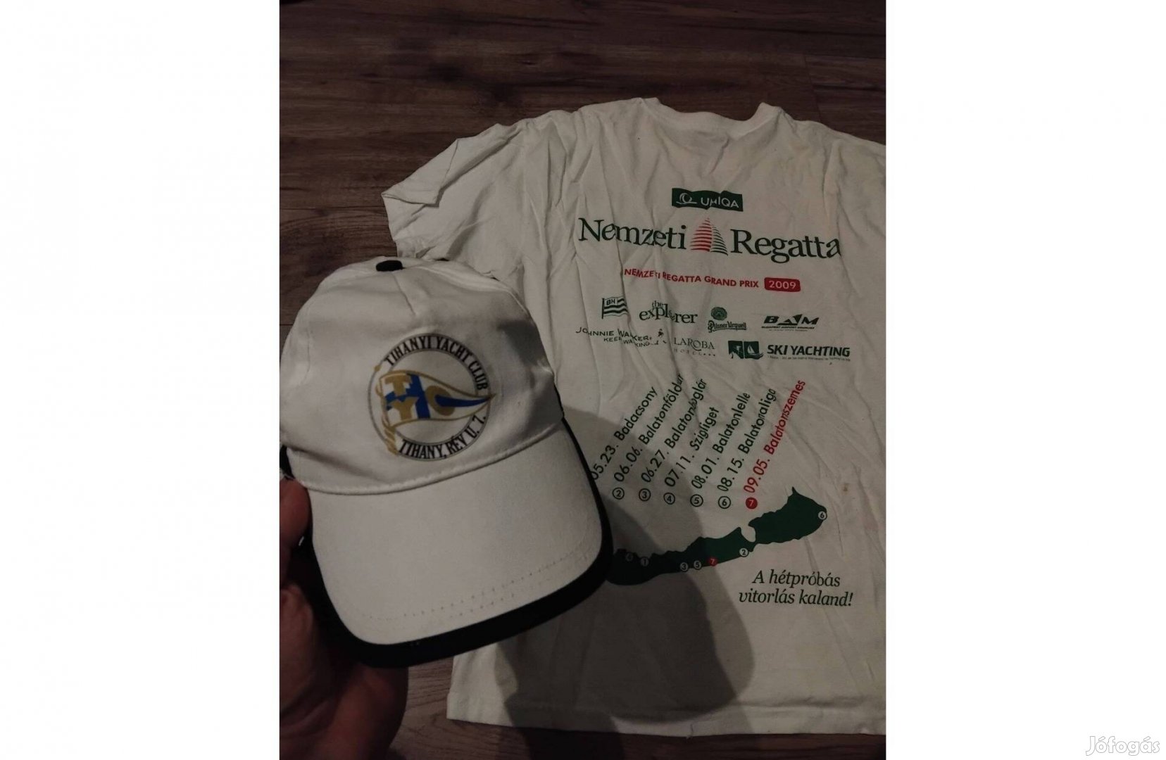 Vitorlás póló és sapka egyben L XL