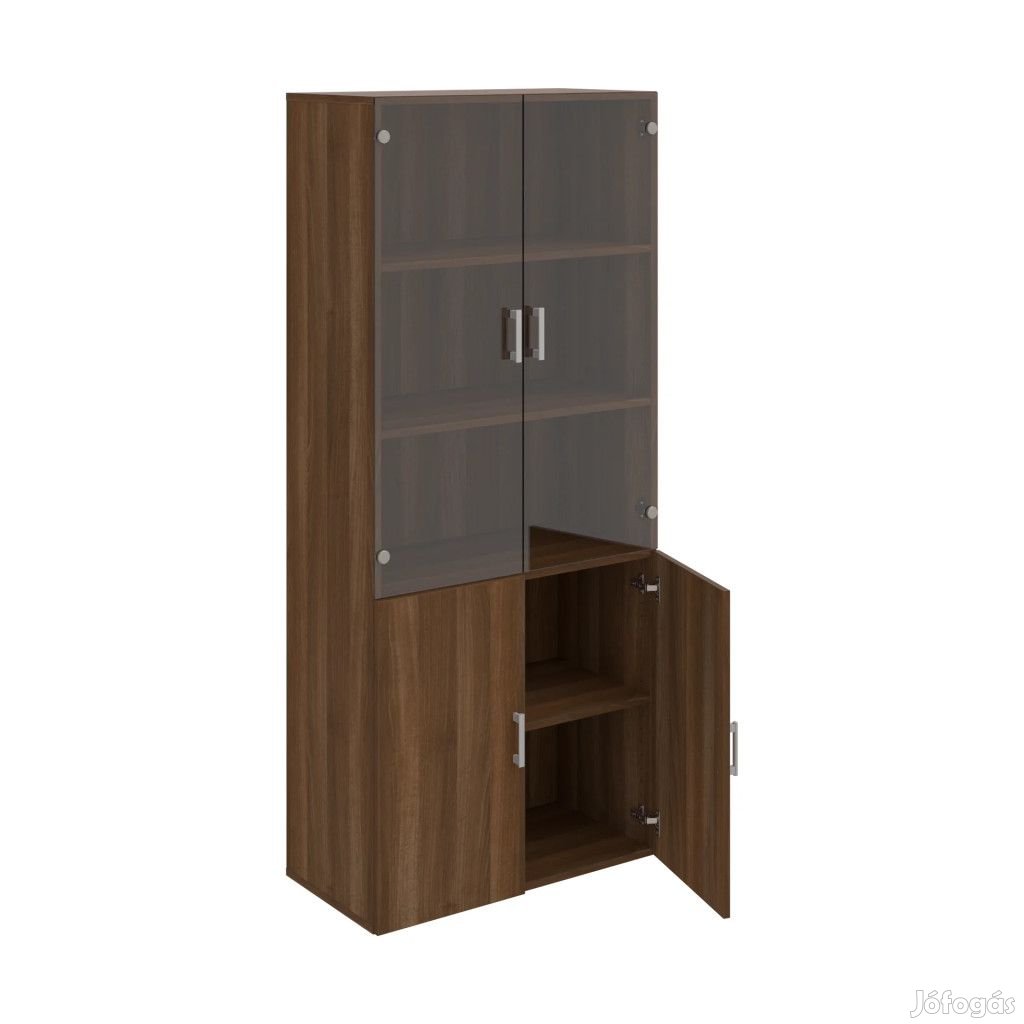Vitrines szekrény Drive D5 8009 dió