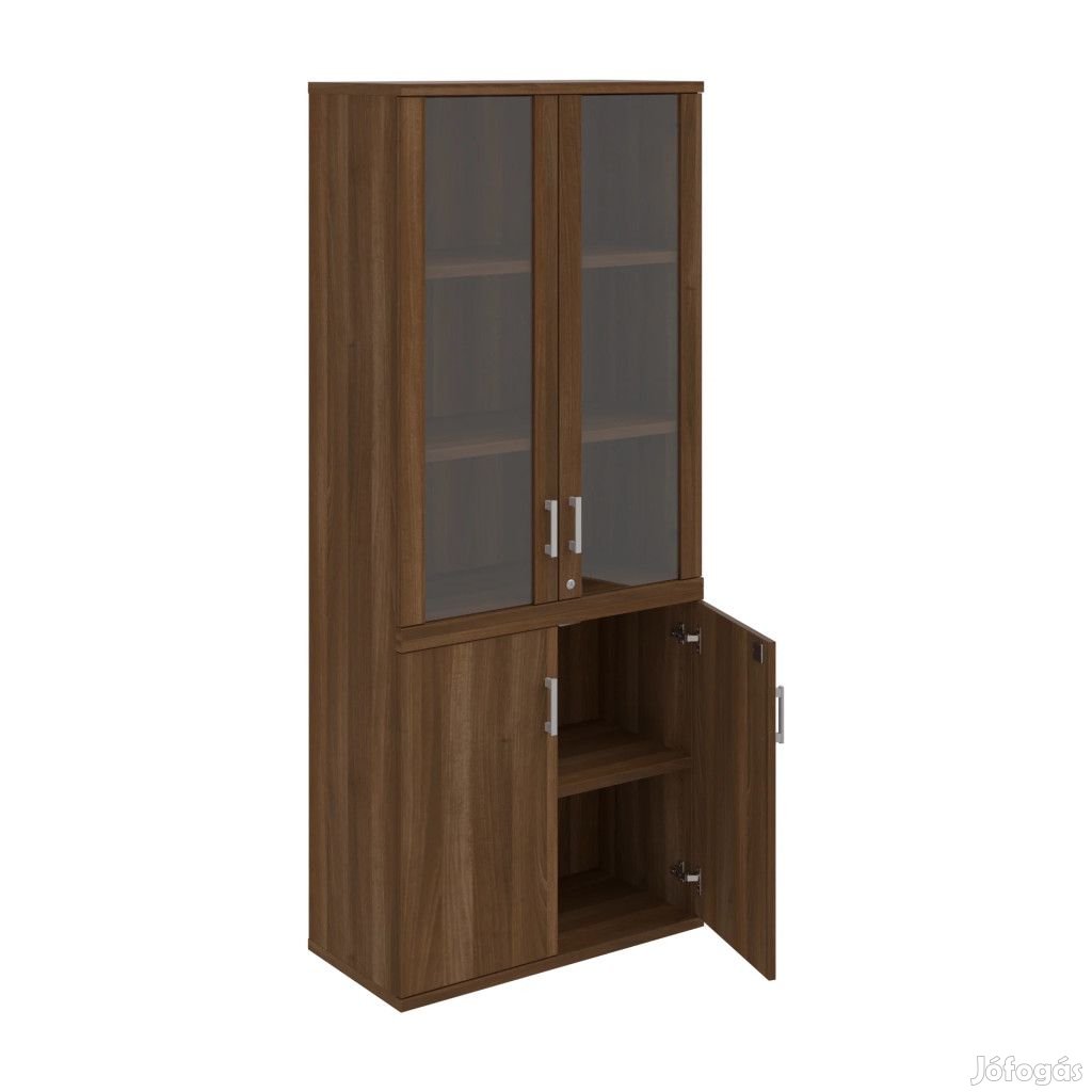 Vitrines szekrény Strong SZ5 8009 dió