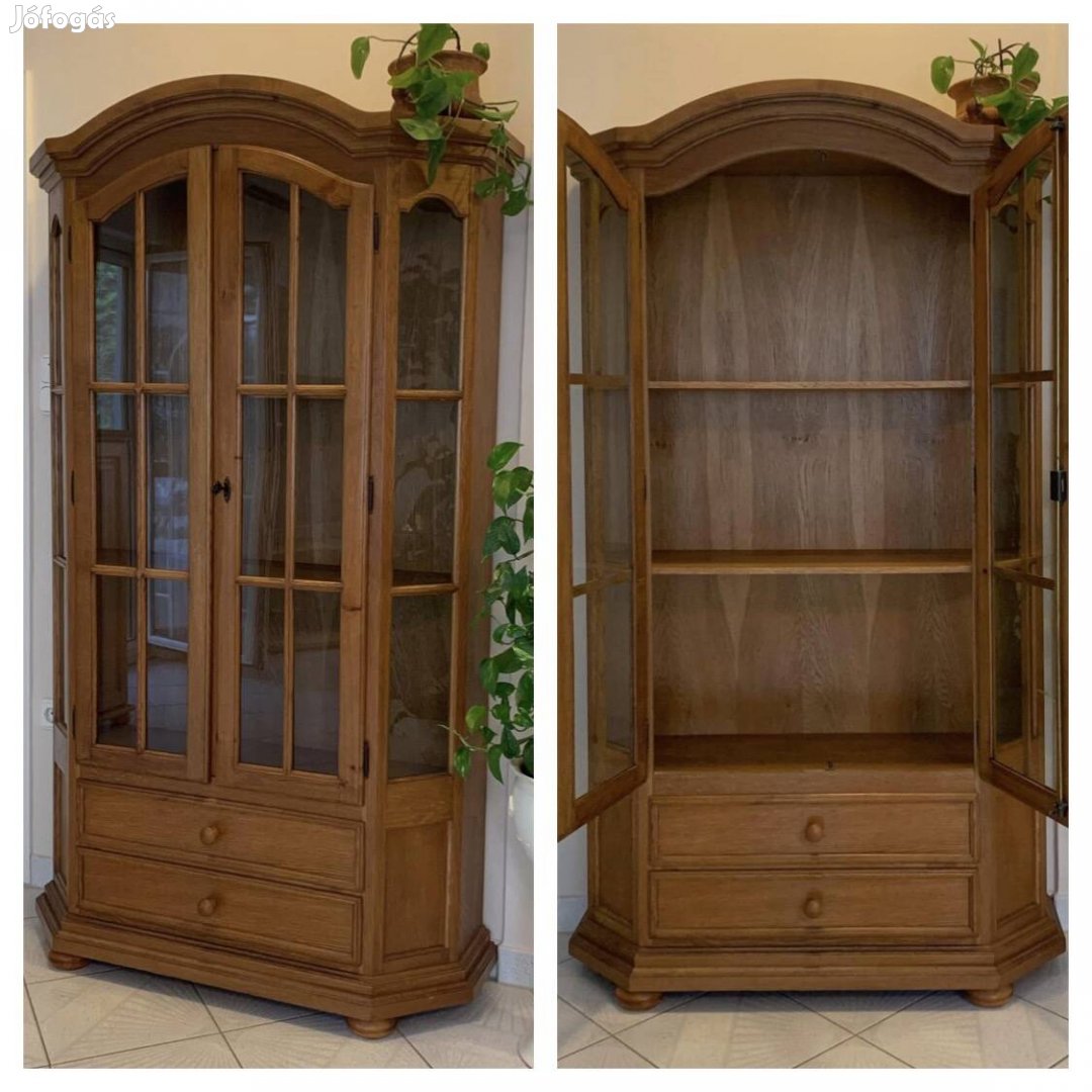 Vitrines tálalószekrény