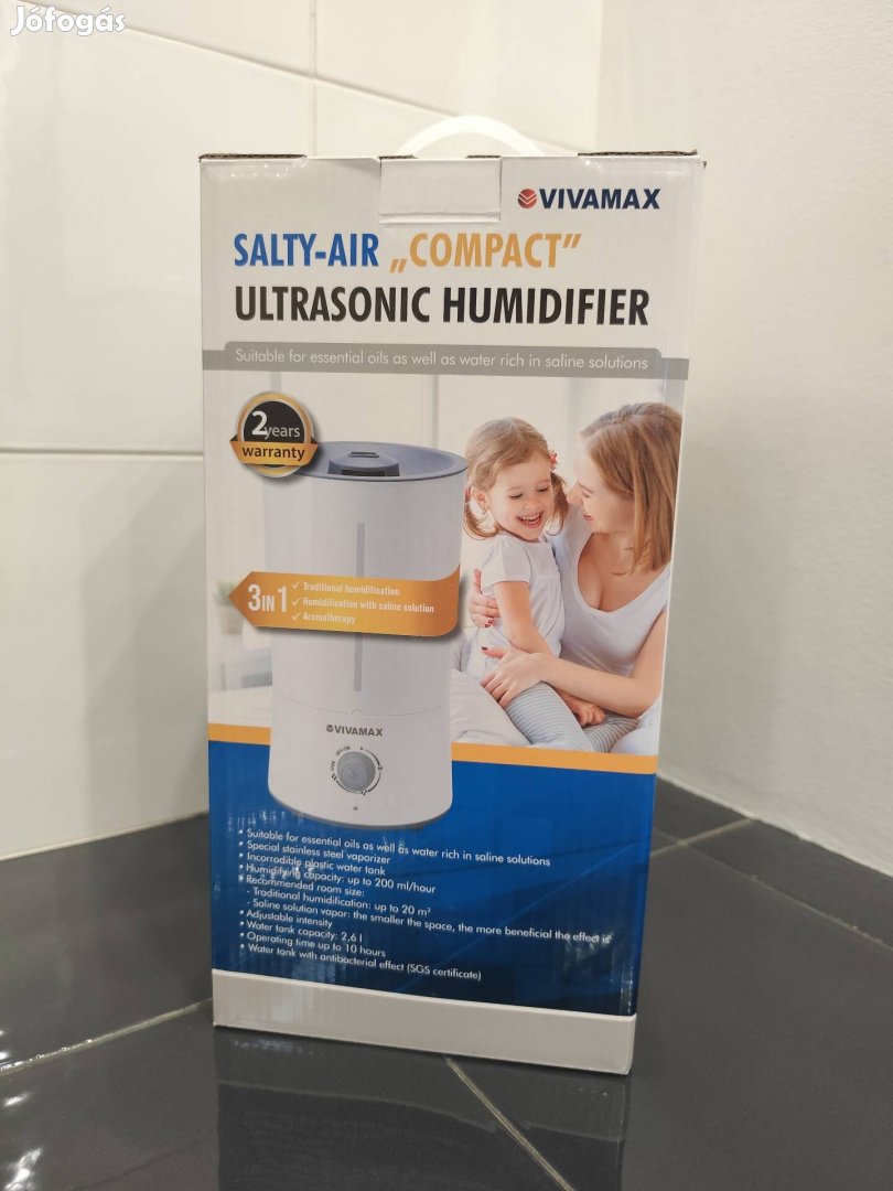 Vivamax Salty Air Compact ultrahangos párásító készülék 