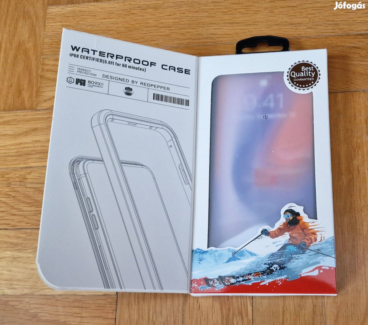 Víz, por és ütésálló tok Samsung Galaxy S9 S9 Plus telefonra