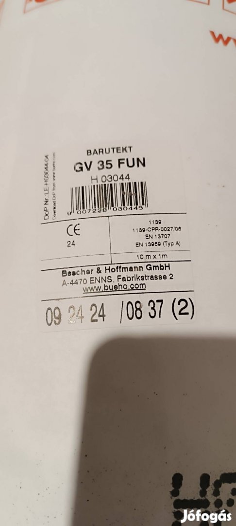 Víz szigetelés,bitumenes lemez.