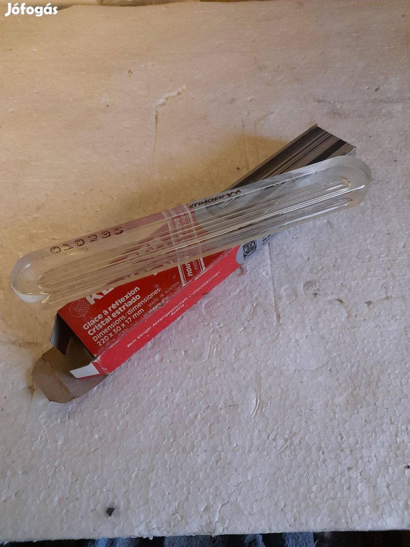 Vízállásmutató üveg Klinger A V 220x30x17mmtömítés vízállás