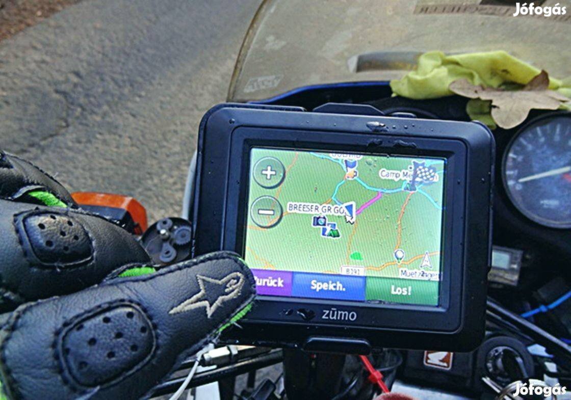 Vízálló Garmin Zümo 220 GPS navigáció Motor Quad Off-Road 2023 térkép