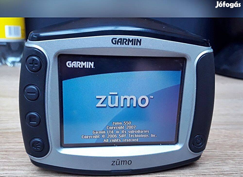 Vízálló Motoros Bluetooth GPS Garmin Zümo 550 navigáció 2024 térképek