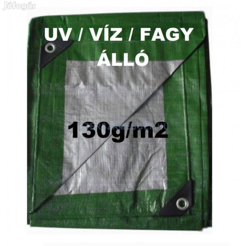 Vízálló , UV És Fagyálló Takaróponyva 130G/M2 , 5X8 M