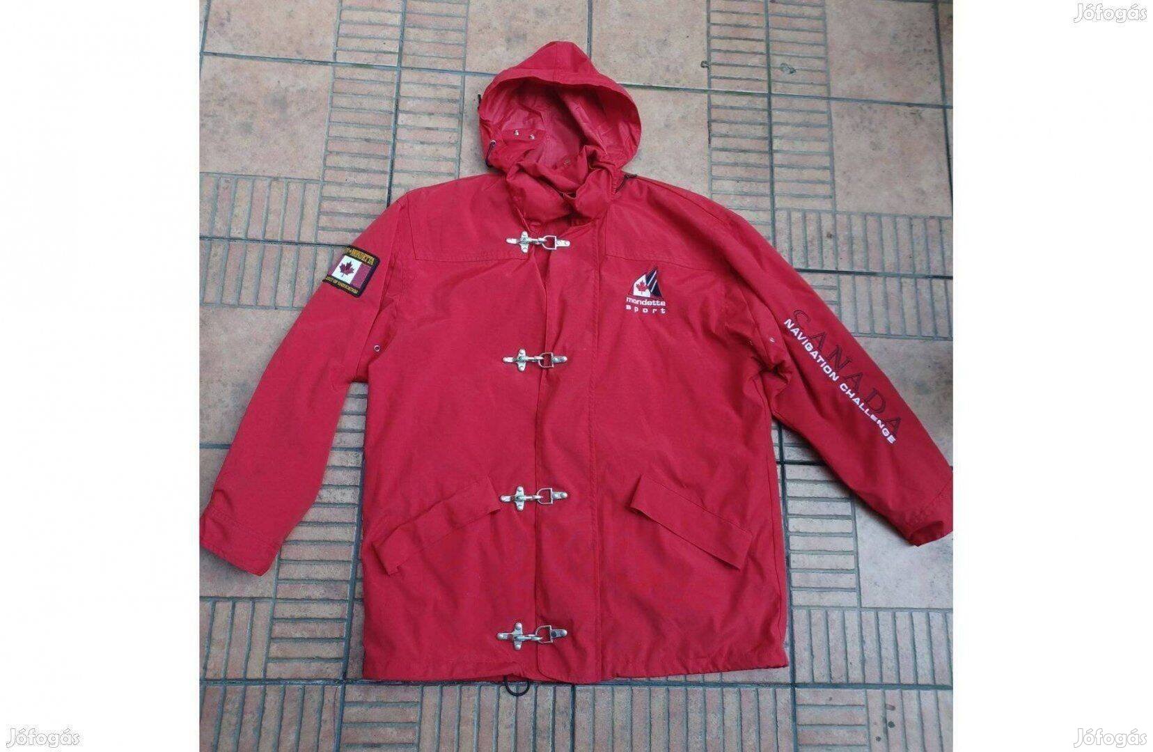 Vízálló esőkabát vitorlás kapucnis kabát L XL