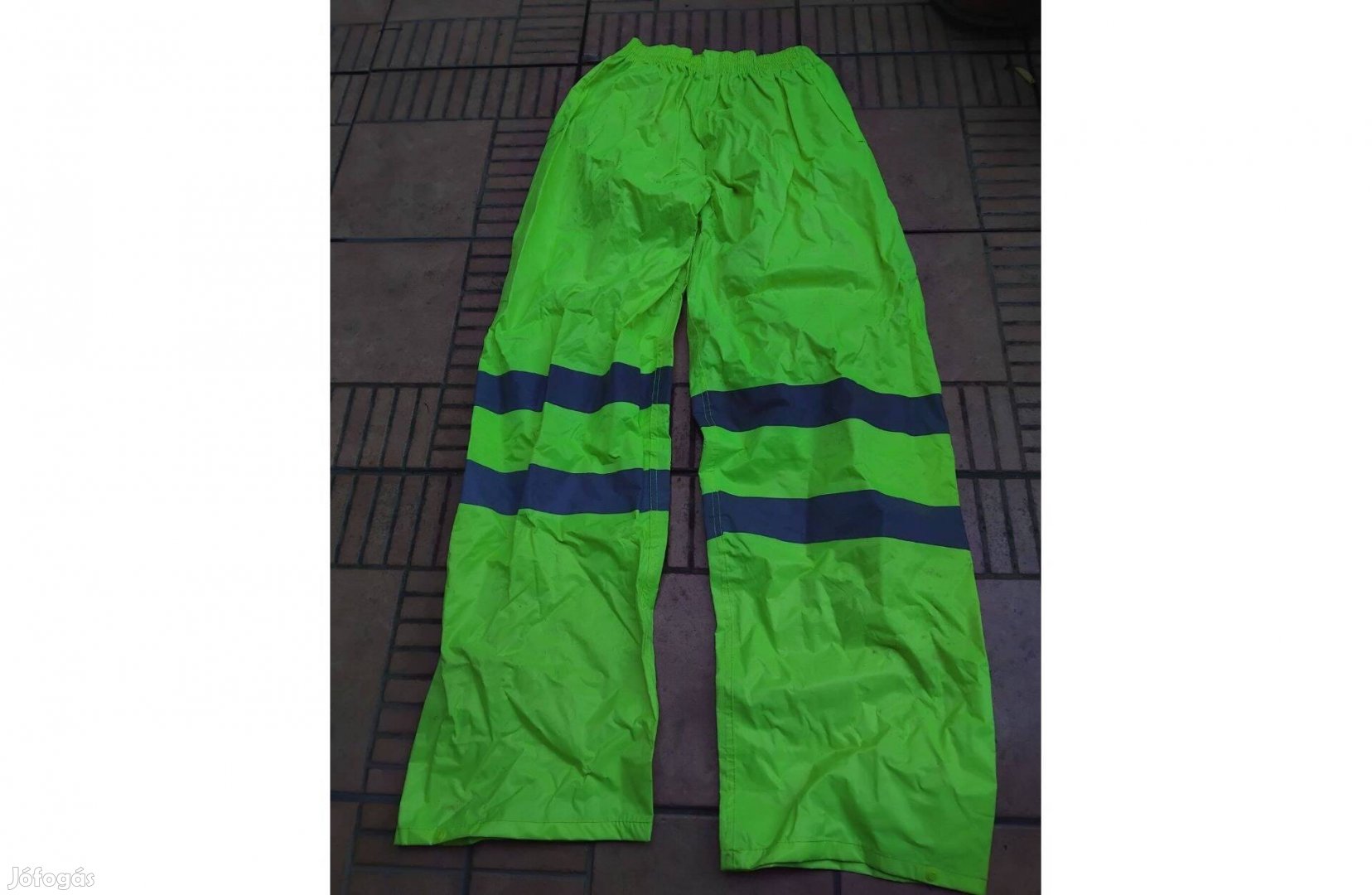 Vízálló láthatósági nadrág munkásnadrág motoros esőnadrág L XL