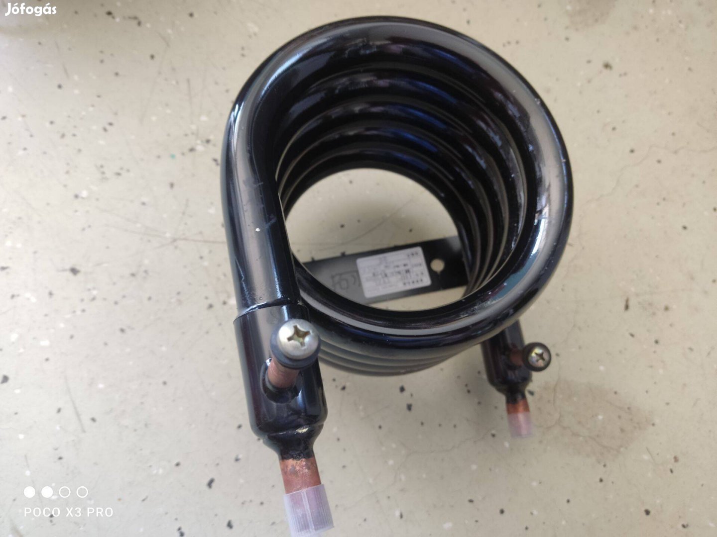 Vizes rendszerű hűtőközeg kondenzátor jéggép stb ,Új