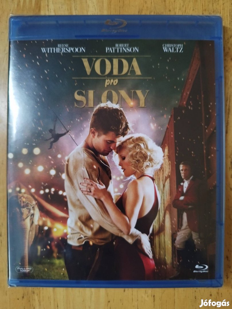 Vizet az elefántnak blu-ray Robert Pattinson Bontatlan 