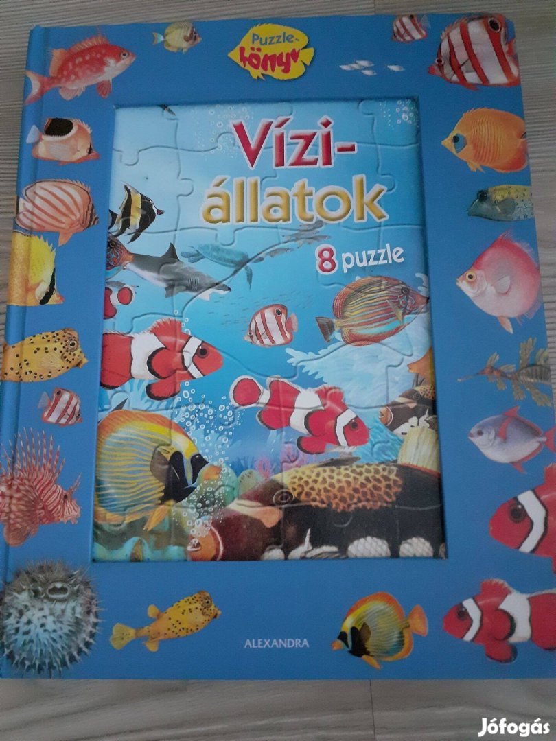 Víziállatok Puzzle-könyv (8 puzzle)