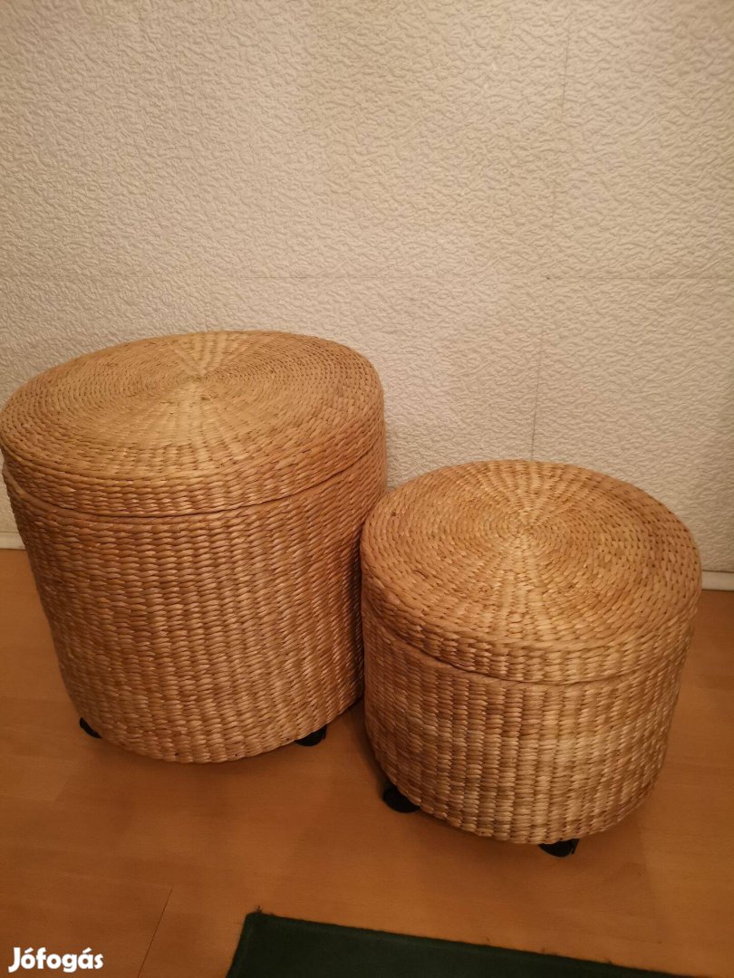 Vizijácint puff-ülőke-tárolórekesszel