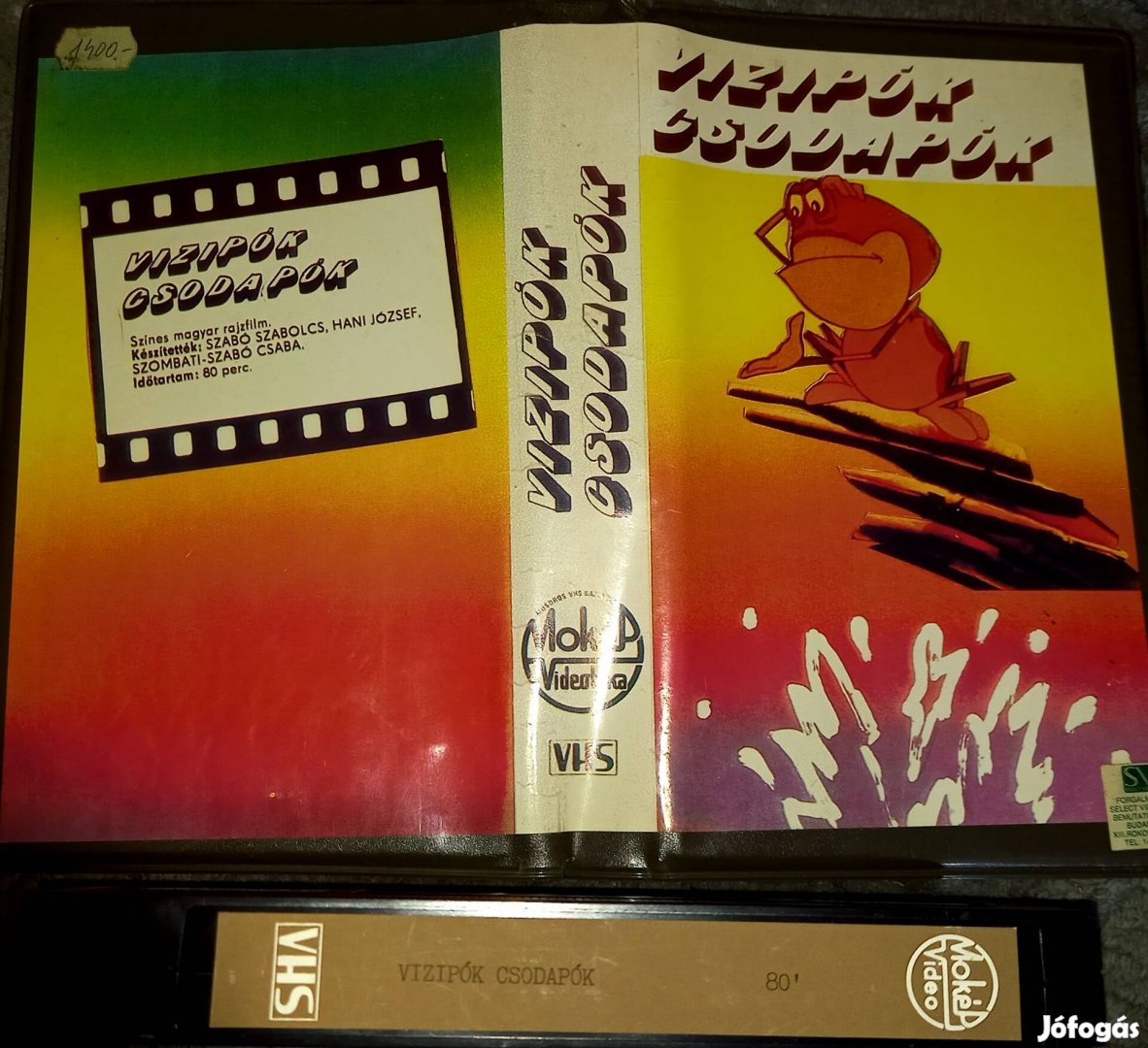 Vizipók csodapók - mokep rajzfilm vhs