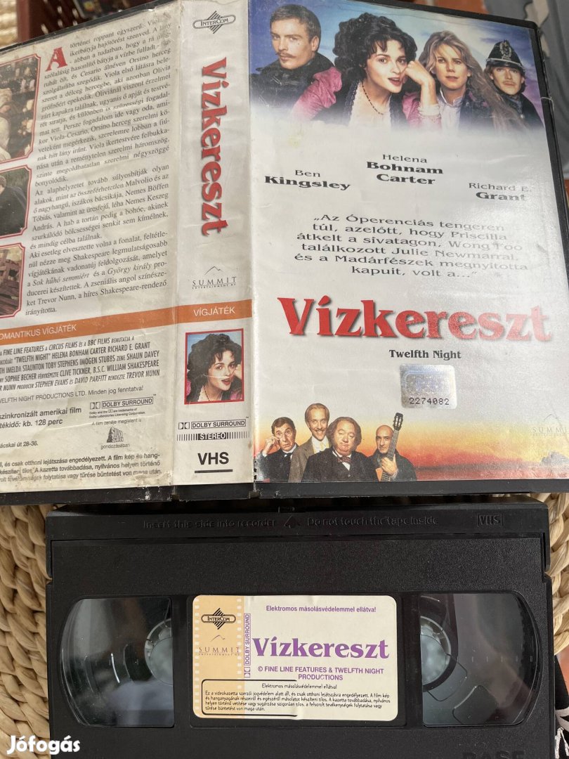 Vízkereszt vhs. 