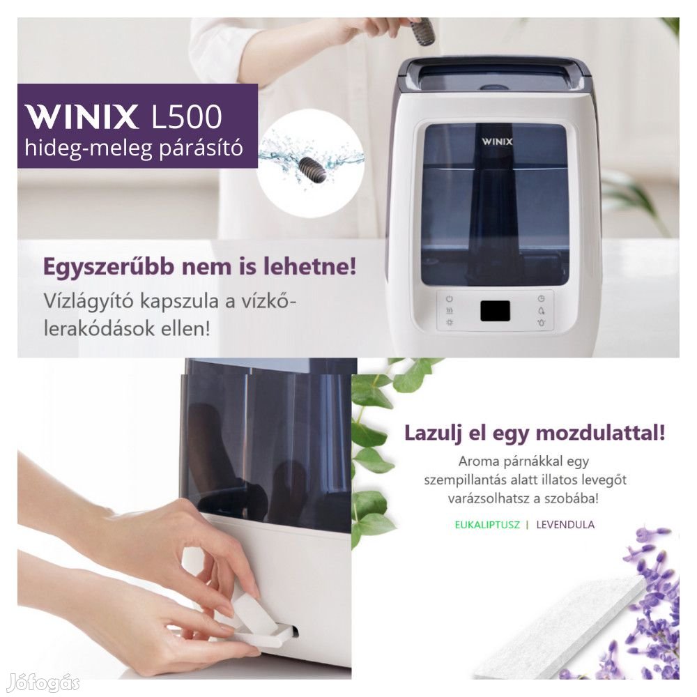 Vízlágyító kapszula Winix L500-as párásítóhoz (4db)