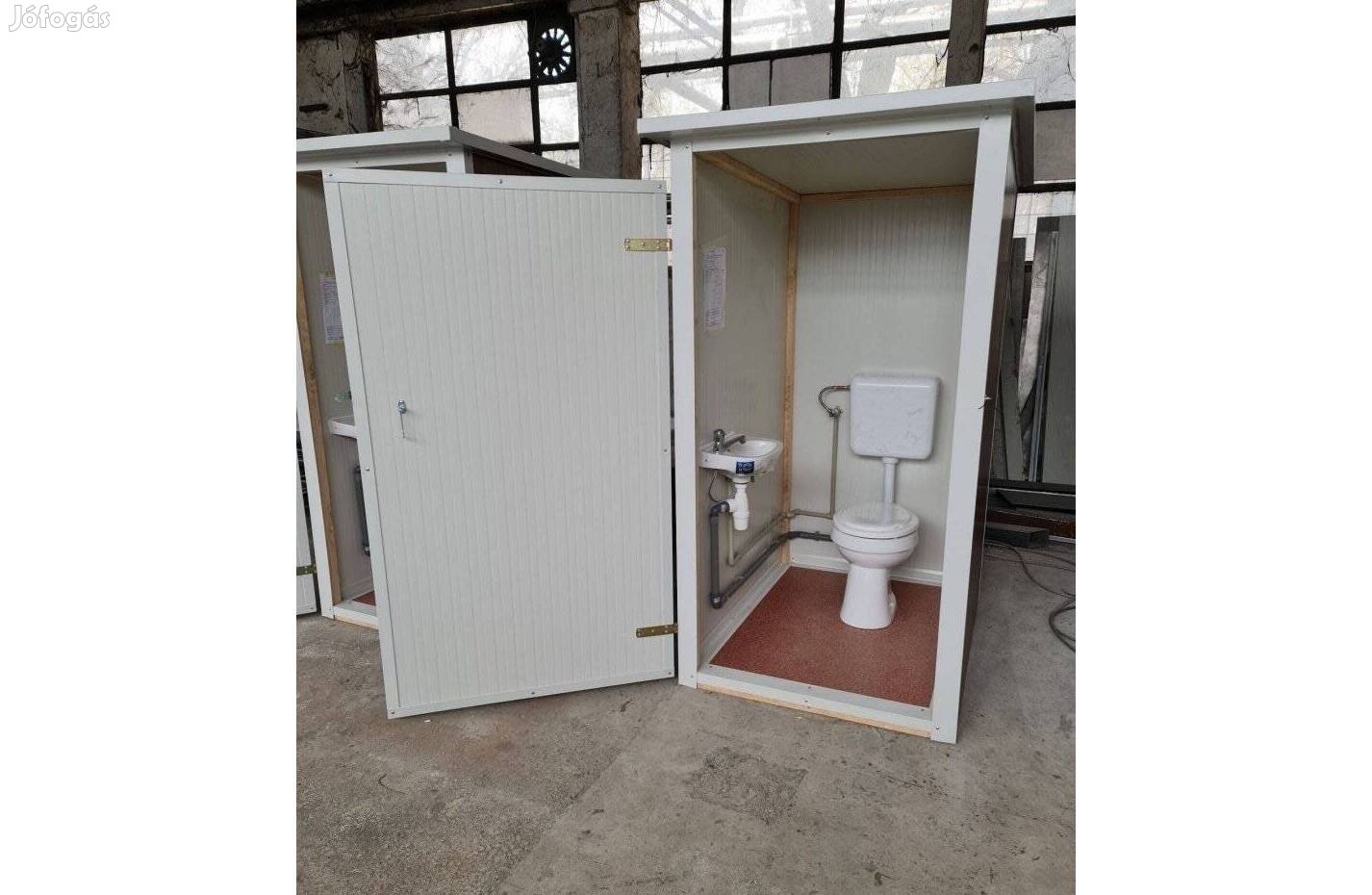 Vízöblírtéses kerti WC. konténer WC., szaniter, kinti WC