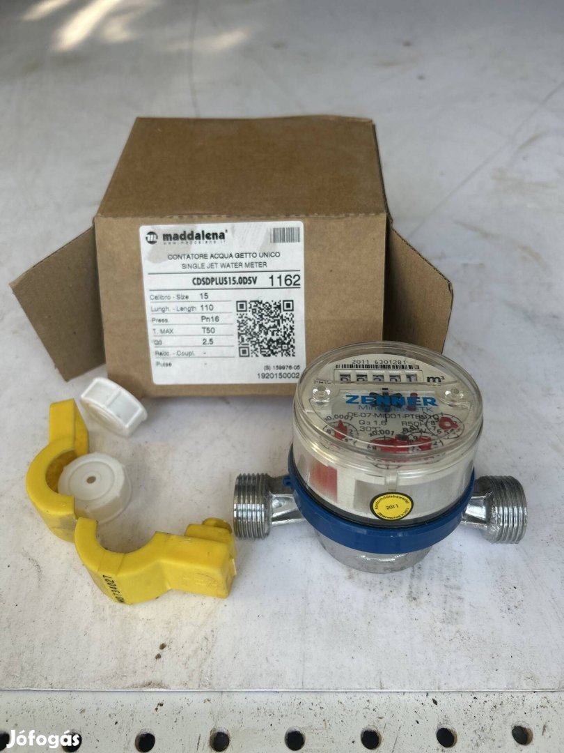 Vízóra,használt,nem hitelesített