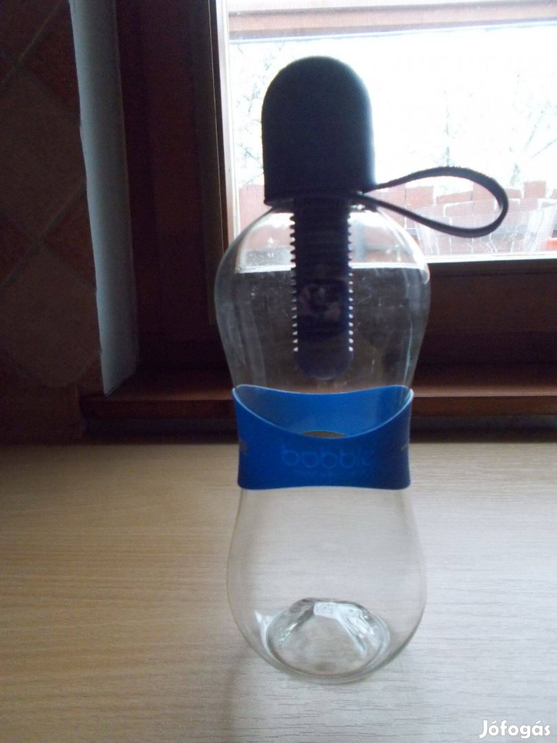 Vízszűrő kulacs kék, 550 ml (Bobble Navy CAP )