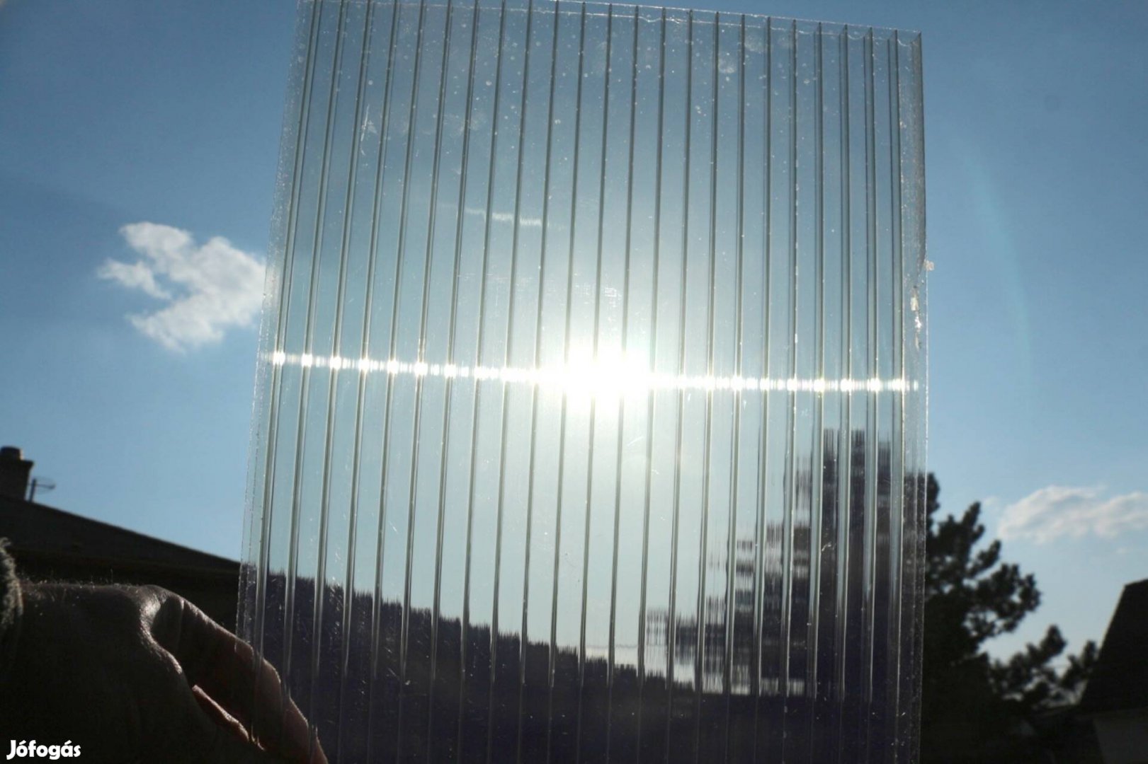 Víztiszta 10mm Polikarbonát 2falú1kamrás