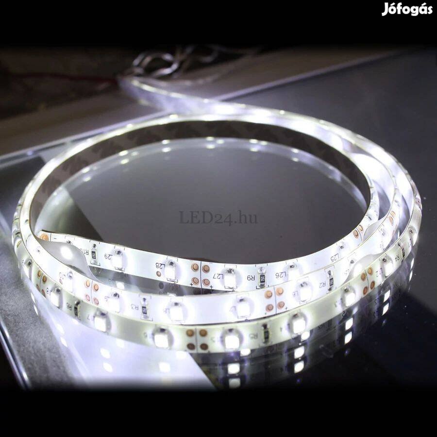 Vled Led szalag (60 led/m, 3528 SMD, hideg fehér, szilikonos)