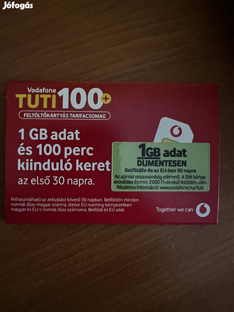 Vodafone sim kártya aktiválatlan. 