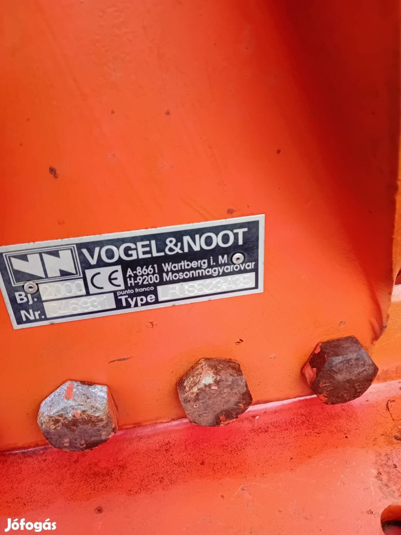 Vogel Noot hármas eke