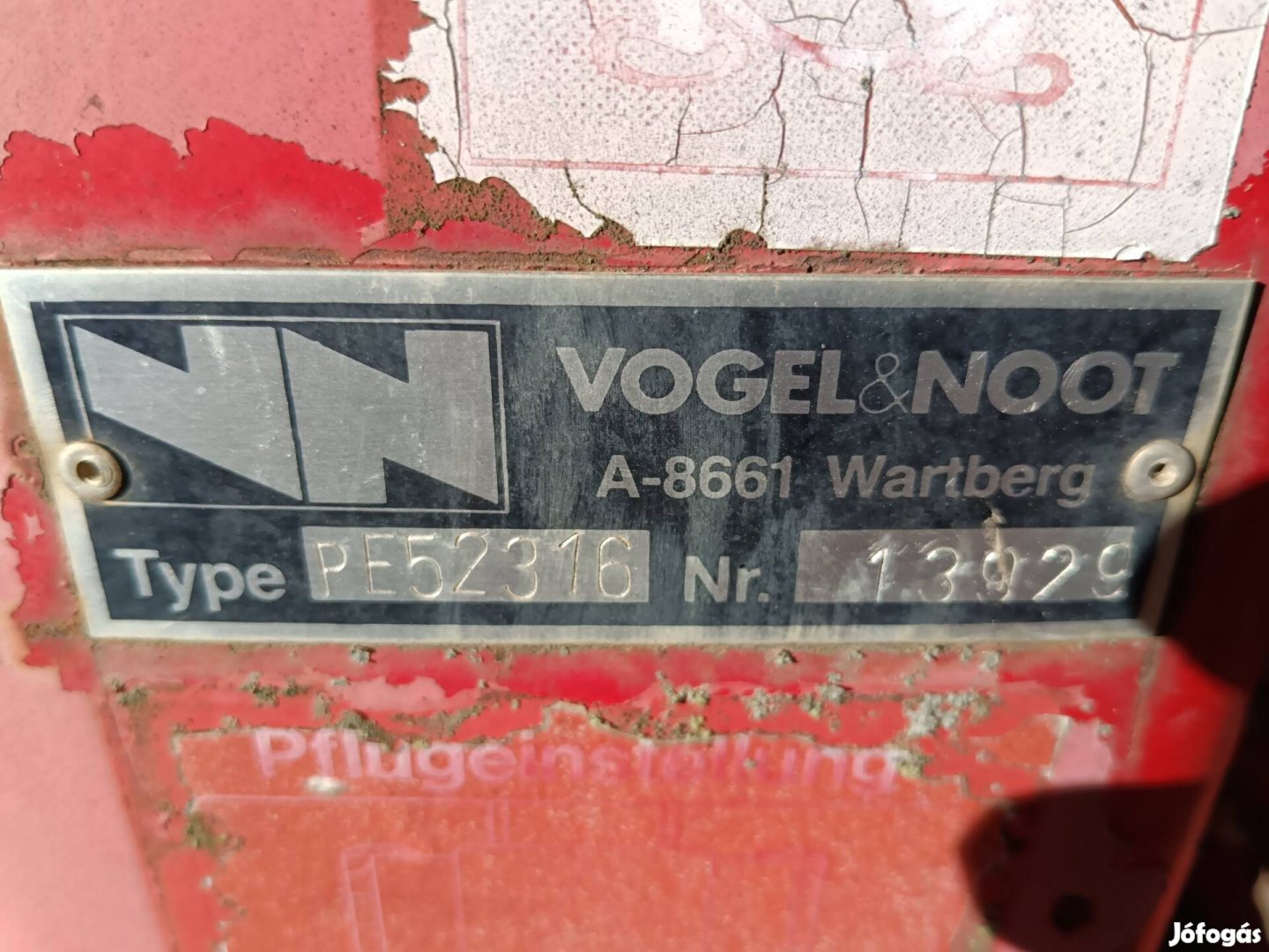 Vogel Noot váltvaforgatós 3 fejes eke 