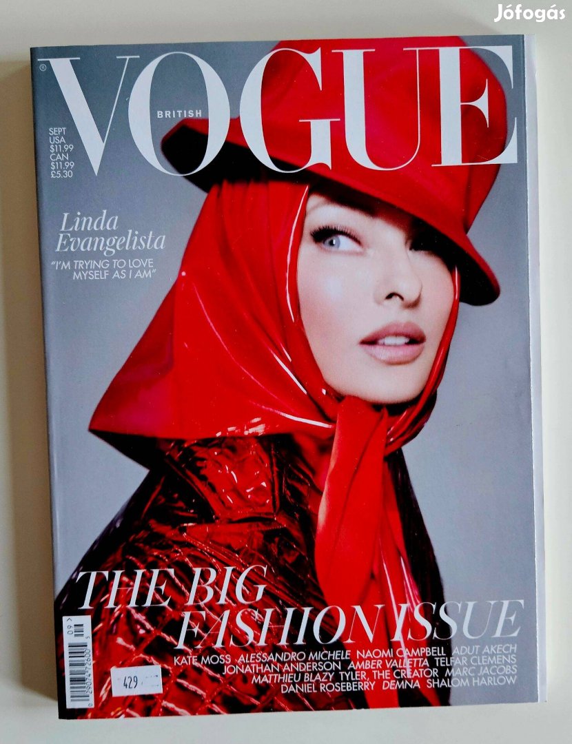 Vogue british 2022/9 Linda Evangelista