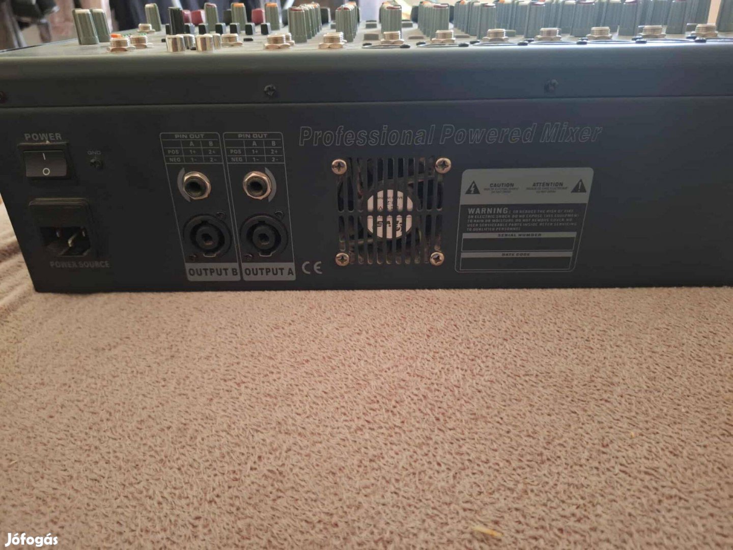 Voice kraft pm1208 erősítőkeverő