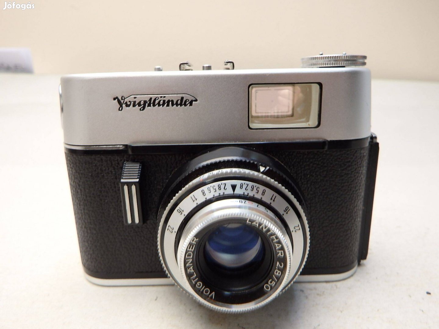 Voigtlander Vitoret F Camera Retro Fényképezőgép Régi Német Lanthar 50